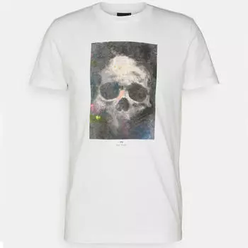 Футболка PS Paul Smith Skull, белый