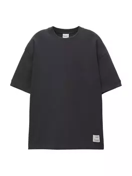 Футболка Pull&Bear, антрацит
