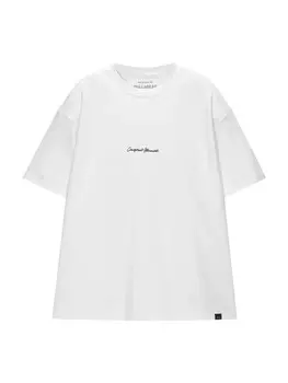 Футболка Pull&Bear, белый