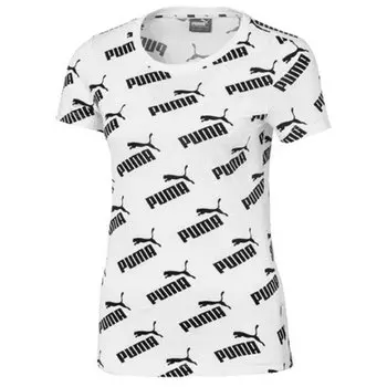 Футболка Puma Amplified All Over Print, белый