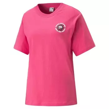Футболка Puma Downtown Relaxed Gra, розовый