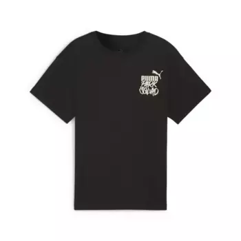 Футболка PUMA "ESS+ MID 90s Graphic T-Shirt Boys", черный