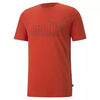 Футболка Puma Logo Graphic, оранжевый