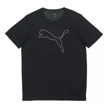 Футболка PUMA Performance Cat Training Tee 'Black', черный