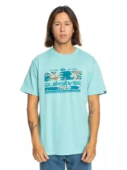 Футболка Quiksilver TROPICAL RAINBOW SS, синий