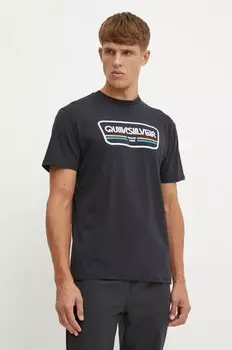 Футболка Range Life Front Quiksilver, черный