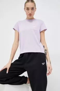 Футболка Reebok, фиолетовый
