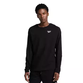 Футболка Reebok Identity Small Logo long sleeve, черный