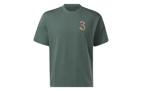 Футболка Reebok унисекс, цвет Army Green