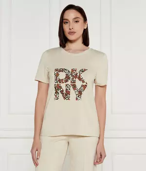 Футболка Regular Fit Dkny, бежевый