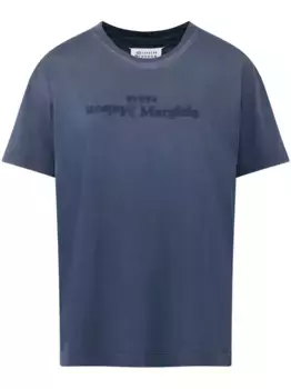 Футболка Reverse Logo MAISON MARGIELA, синий