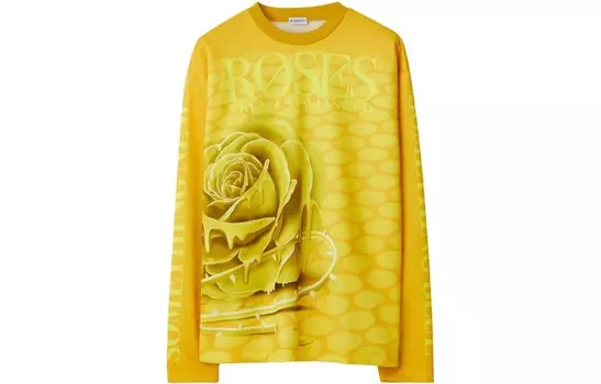 Футболка Rose Jersey «Груша» Burberry, желтый