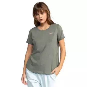 Футболка Roxy Saturdaze Ss Tee, зеленый
