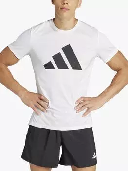 Футболка run it adidas, белый