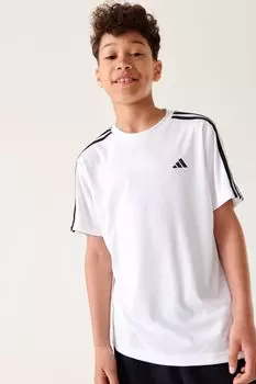 Футболка с 3 полосками Junior Future Icons adidas, белый