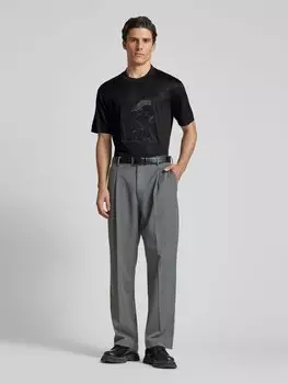 Футболка с этикеткой Emporio Armani, черный
