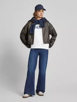 Футболка с этикеткой Gant, кремовый