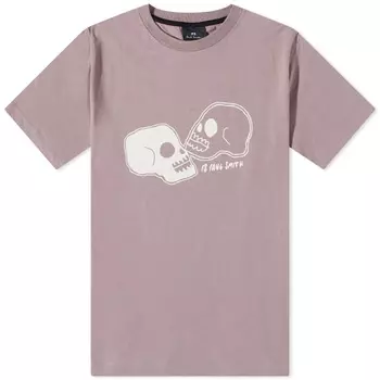 Футболка с черепами Paul Smith, фиолетовый