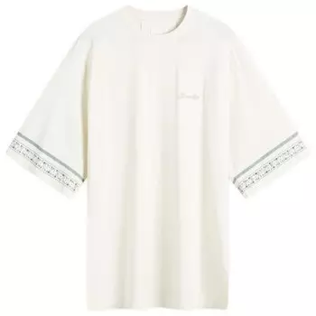 Футболка с цветочным принтом на рукаве Givenchy, белый