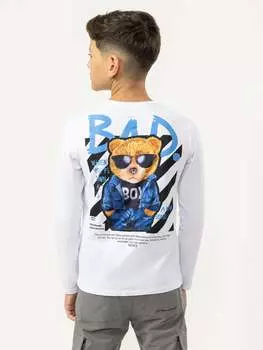 ФУТБОЛКА С ДЛИННЫМ РУКАВОМ BAD BOY Noizz, белый