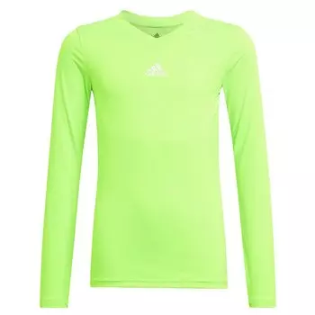 Футболка с длинным рукавом adidas Team Base, зеленый