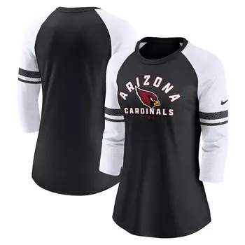 Футболка с длинным рукавом Nike Arizona Cardinals, черный