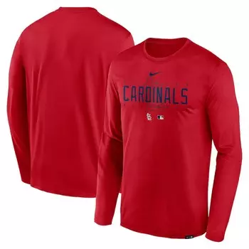 Футболка с длинным рукавом Nike St Louis Cardinals, красный