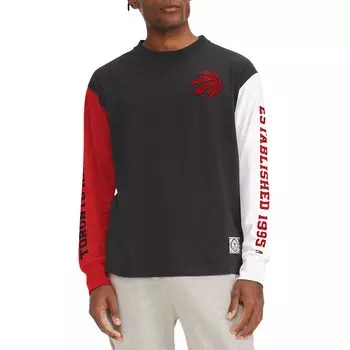 Футболка с длинным рукавом Tommy Jeans Toronto Raptors, черный