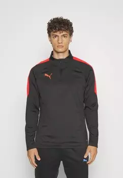 Футболка с длинным рукавом TRAINING Puma, черный/красный