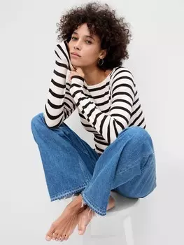 Футболка с длинными рукавами Gap, черный