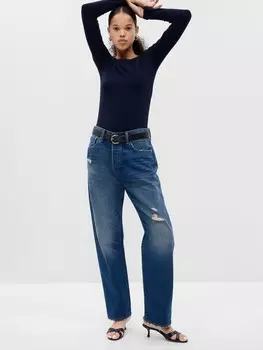 Футболка с длинными рукавами Gap, синий
