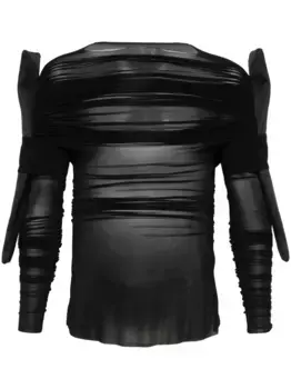 Футболка с драпировкой Rick Owens