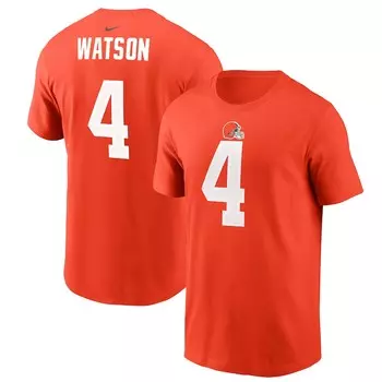 Футболка с именем и номером Nike Cleveland Browns, оранжевый