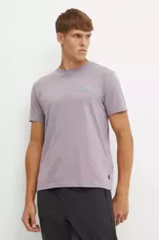 Футболка с изображением ящерицы Billabong, розовый