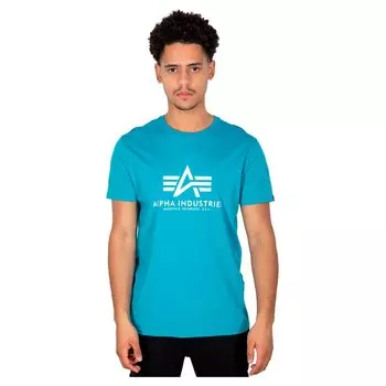 Футболка с коротким рукавом Alpha Industries Basic, синий