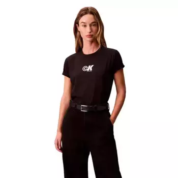 Футболка с коротким рукавом Calvin Klein Jeans Standard Logo Archive, черный