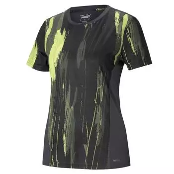 Футболка с коротким рукавом индивидуальнаяCUP Футболка с рисунком женское PUMA, черный желтый