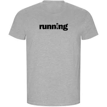 Футболка с коротким рукавом Kruskis Word Running ECO, серый