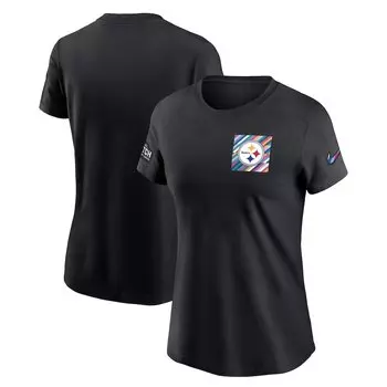 Футболка с коротким рукавом Nike Pittsburgh Steelers, черный