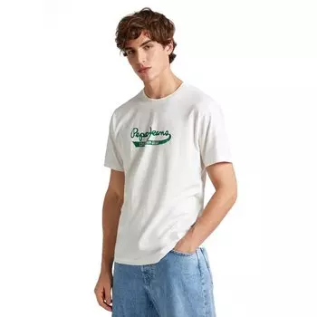 Футболка с коротким рукавом Pepe Jeans Claude, белый