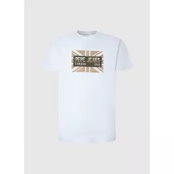 Футболка с коротким рукавом Pepe Jeans Credick, белый