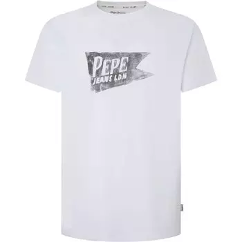 Футболка с коротким рукавом Pepe Jeans Single Cardiff, белый