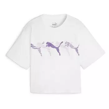 Футболка с коротким рукавом Puma Ess+ Logo Lab, белый