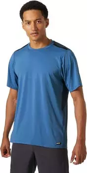 Футболка с коротким рукавом Tech Trail Helly Hansen, цвет Azurite