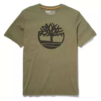 Футболка с коротким рукавом Timberland Kennebec River Tree Logo, зеленый