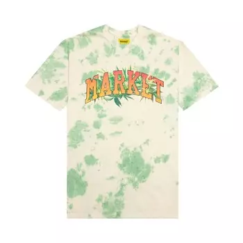 Футболка с короткими рукавами Market Arc Herbal Remedy Tie Dye, Желтая