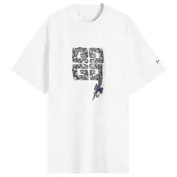 Футболка с косами 4G Givenchy, белый