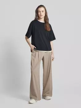 Футболка с круглым вырезом Esprit, черный