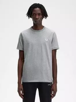 Футболка с круглым вырезом ringer Fred Perry, цвет Steel Marl