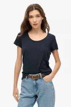 Футболка с круглым вырезом Superdry, синий